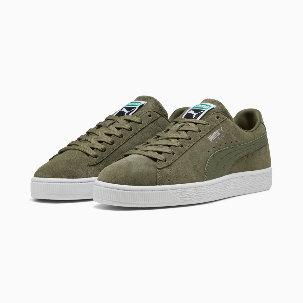 PUMA Suede Classic Loden Green-PUMA White 39978132 / 20252