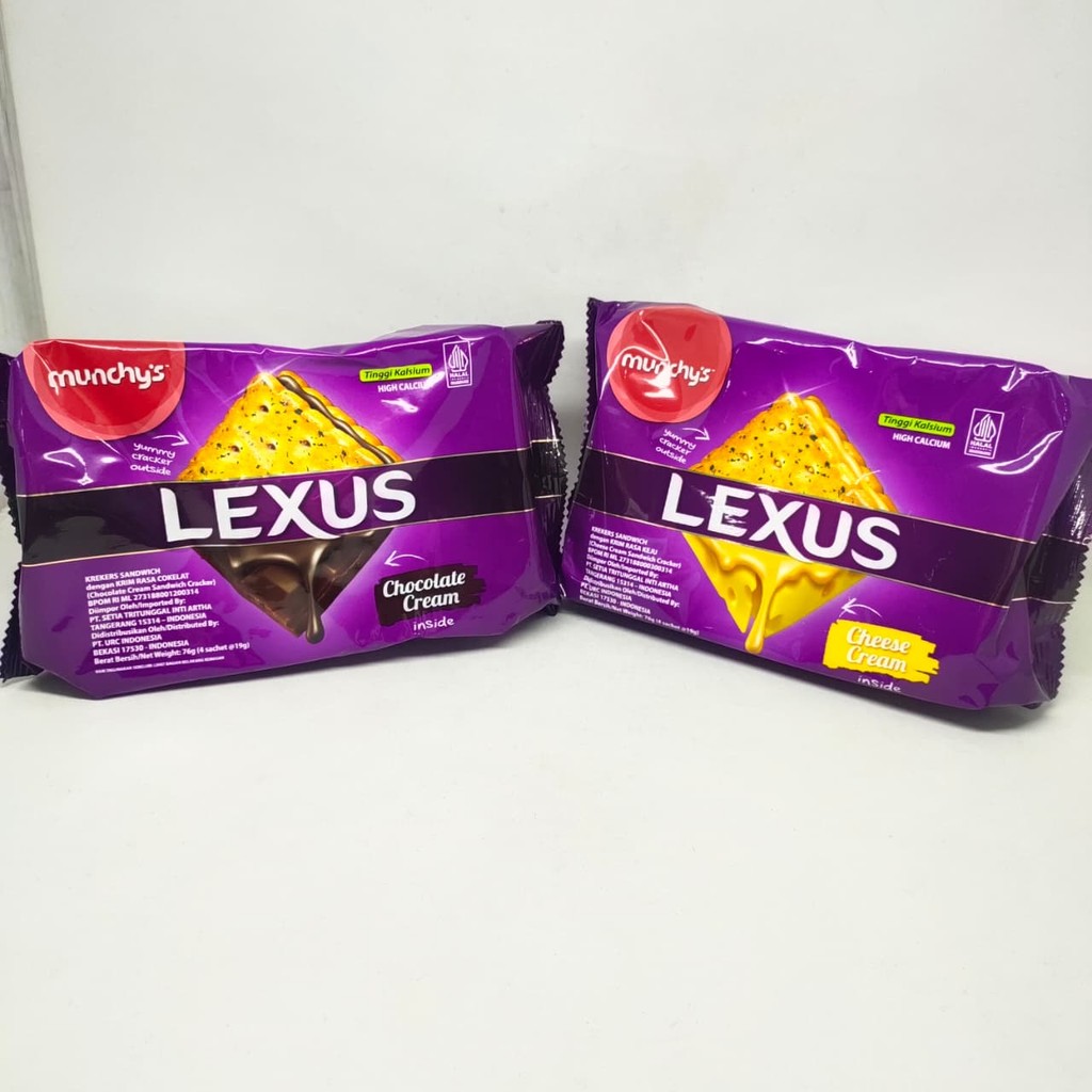 

BISKUIT LEXUS CHEESE & CHOCOLATE CREAM 76G