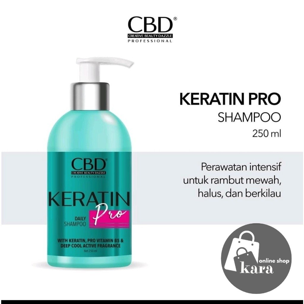 KARA - CBD KERATIN PRO SHAMPOO 250ML/ CBD KERATIN SHAMPOO/ CBD SHAMPOO 200ML