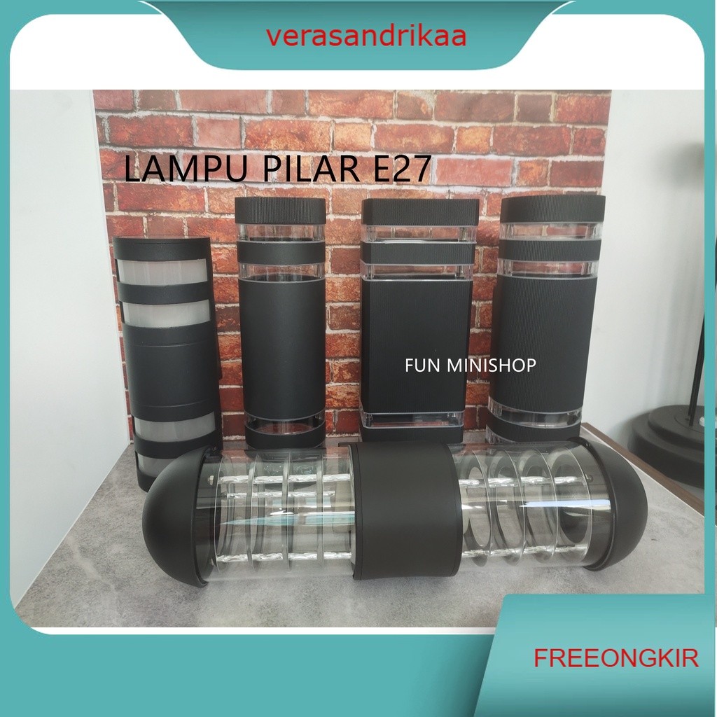 Lampu Dinding Pilar Minimalis Lampu PILAR Taman Pilar/Lampu Dinding Tempel/Lampu Dekorasi Outdoor