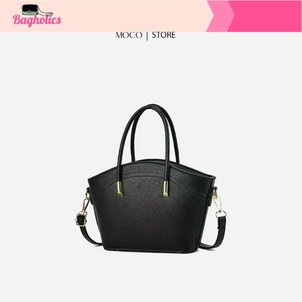 Georgia Bag - MOCO Tas Wanita Selempang Shoulder Bag Bahan Kulit Style Formal Simpel Elegan Free Adj