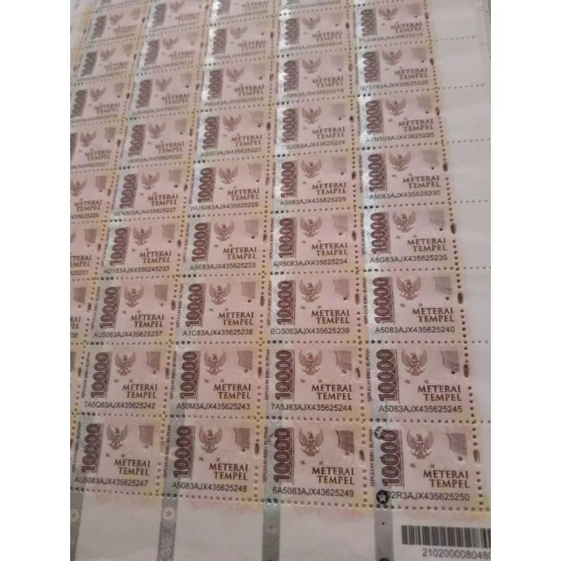 

Materai 10000 ori untuk 1pcs