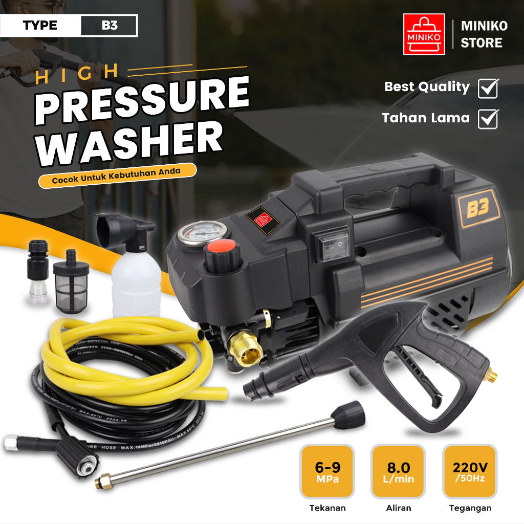 Alat Steam Cuci Motor Dan Mobil Jet cleaner B3 & M26 Jet Steam Listrik