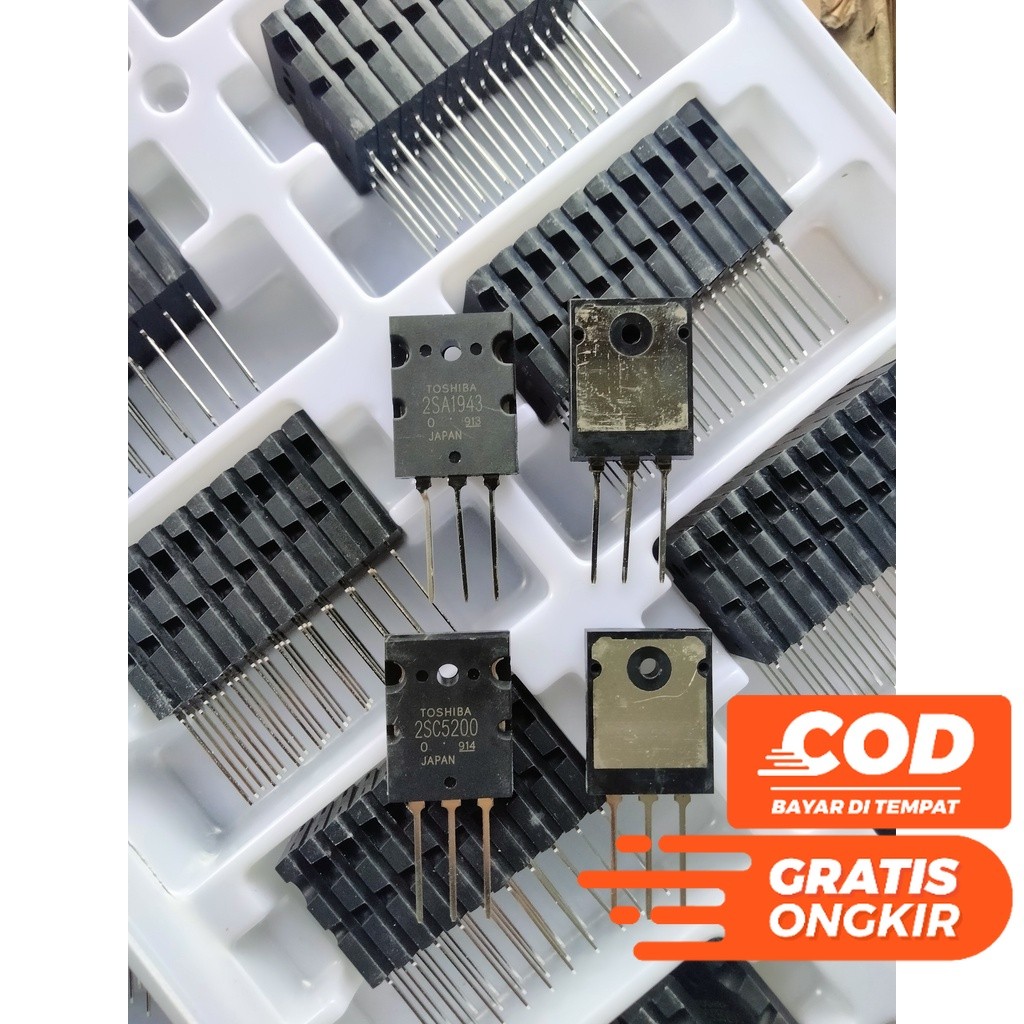 TRANSISTOR 2SA1943 2SC5200 1 SET A 1943 C 5200 LOT 914 ORIGINAL TOSHIBA