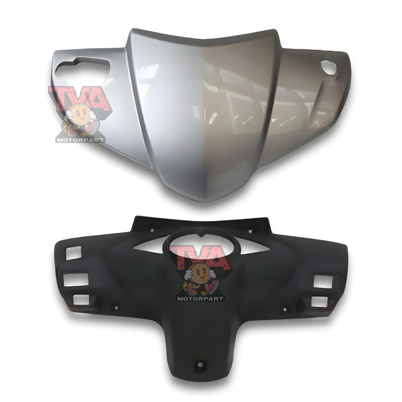 BATOK KEPALA DEPAN BELAKANG HONDA VARIO 110 KARBU OLD SILVER