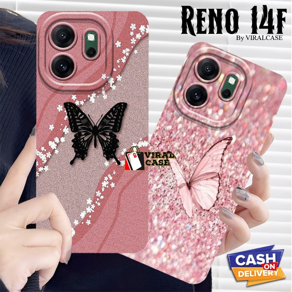 Case Reno 14F / Reno 14 / Reno 14 Pro / Reno 13F / Reno 13 - Aksesoris Hp - Kesing Hp - Pelindung Hp
