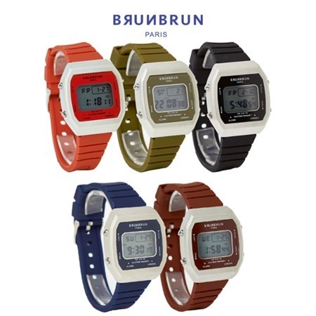 Jam Tangan Digital Pria Wanita Sport Ninon Watch Brunbrun Paris Original Berkualitas Terbaik