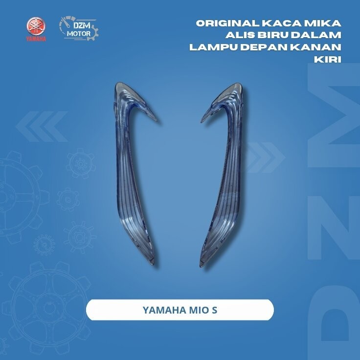Original Kaca Mika Alis Biru Dalam Lampu Depan Kanan Kiri Yamaha Mio S