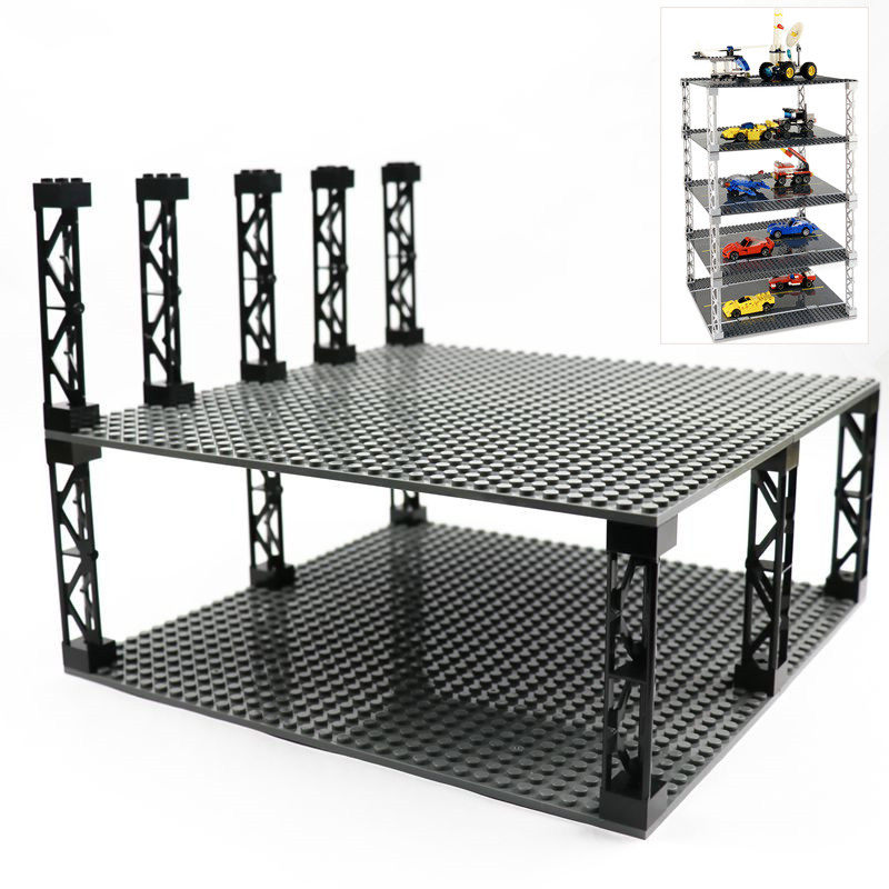 City WW2 Military Buig Blocks Accessories Supports 2X2X10 Girders Triangular Vertical ildren Toys Br