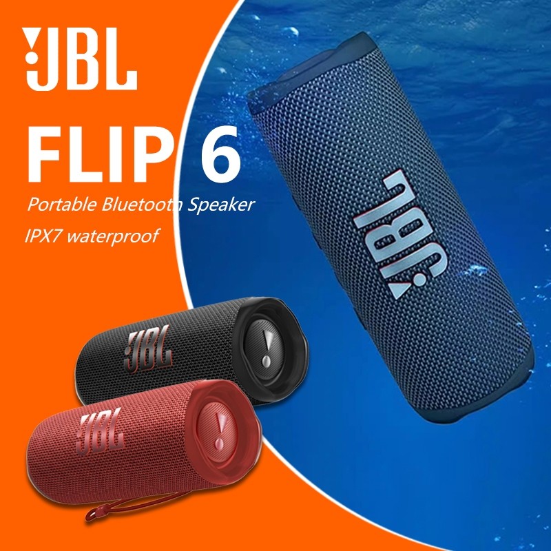 BYTECORE JBL Flip 6 Waterproof Portable Bluetooth Speaker Garansi 1 Tahun Powerful Sound and Deep Ba