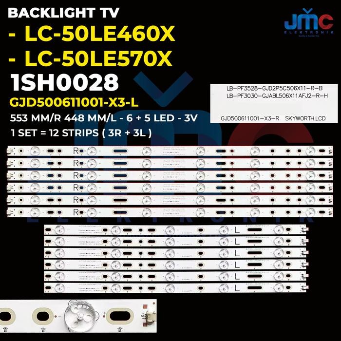 WP99 Backlight TV 50 Inch for LC-50LE460X LC-50LE570X