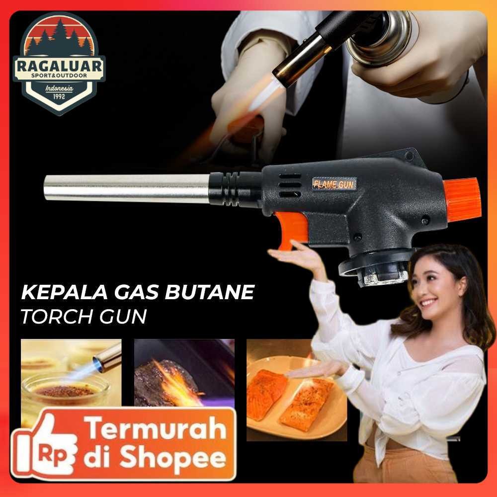 CYCLONE Kepala Gas Butane Cyclone Flame Torch Jet Fire Gun - 930