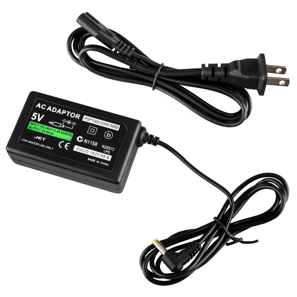 PSP Charger,AC Adapter Wall Charger Compatible With Sony PSP-110 PSP-1001 PSP 1000 / PSP Slim & Lite