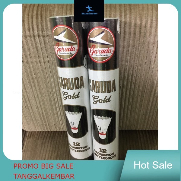 Garuda Gold PUTIH Shuttlecock Cock Kok Bola Bulu Tangkis Badminton Original