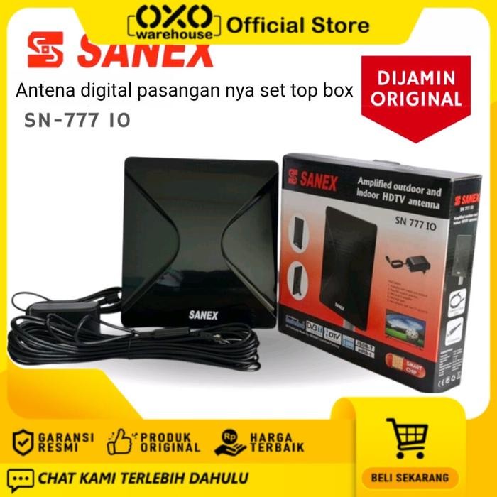 [DORFIC] ANTENA TV SANEX SN 777 DALAM INDOOR DIGITAL ANALOG HDTV DVB-T/H ADTB-T