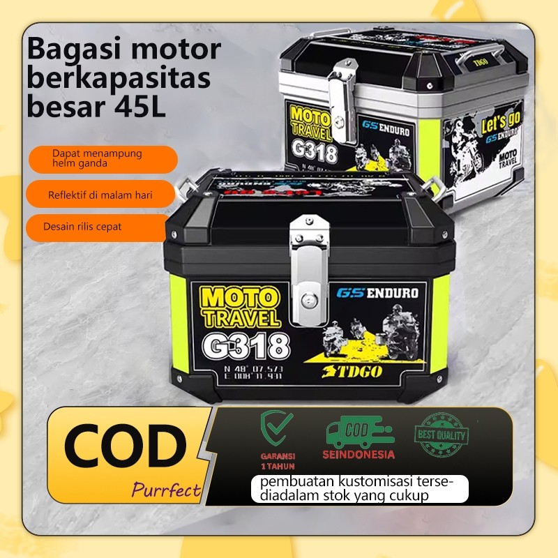 Box Motor Box Belakang Motor Kapasitas Tas Motor Tailbag/box motor belakang murah/ Tail Top Box Almu