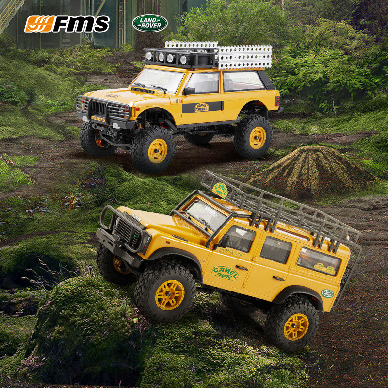 FMS new FCX24M 1/24 RC Land Rover series four-wheel drive electric remote control climbing off-road 