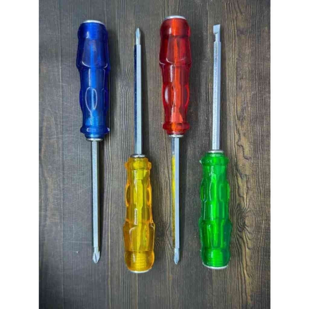TERMURAH  Obeng Ketok 4 inch Bolak Balik Plus Minus Berkualitas CAB obeng bolak balik obeng ketok bo