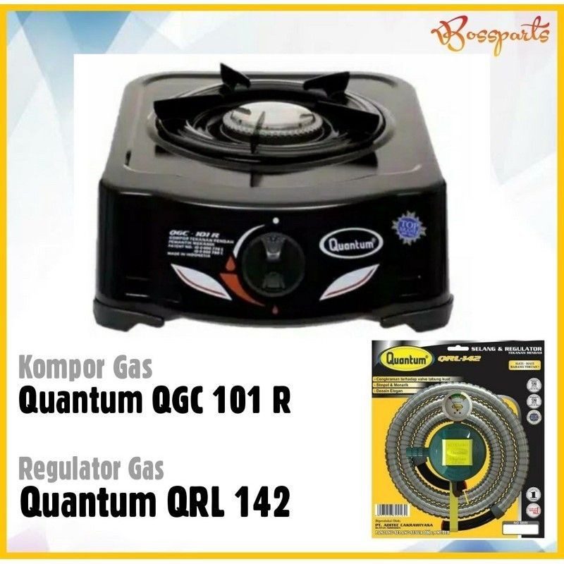 Kompor Gas Quantum dan Selang Regulator Quantum