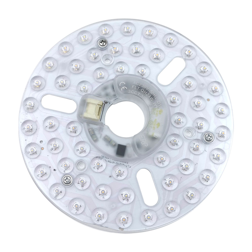 3.9/4.9/6.2 Inch 15/18/24W Ceiling Fan Light Retrofit Kit Ceiling Flush Light Replacement Panel Flus