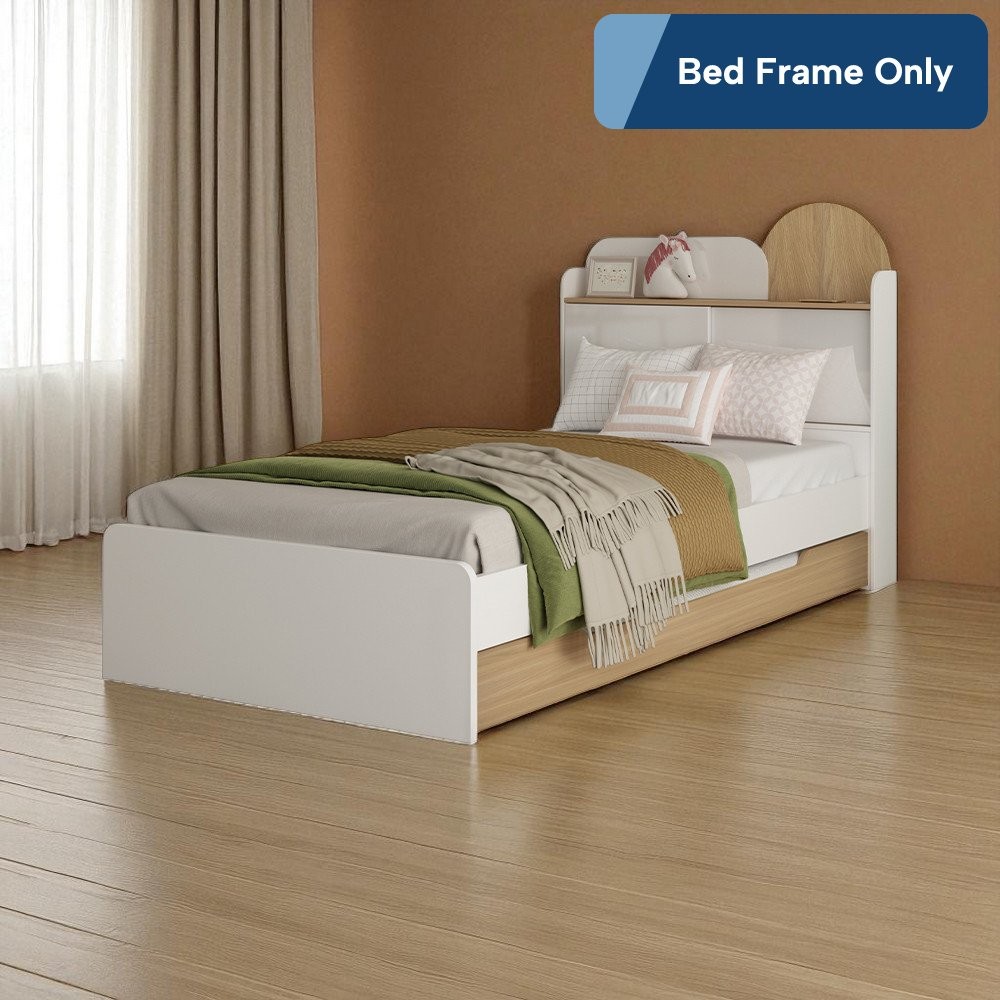 Informa 120x200 Cm Biel Deux Tempat Tidur Sorong Anak - Putih Oak