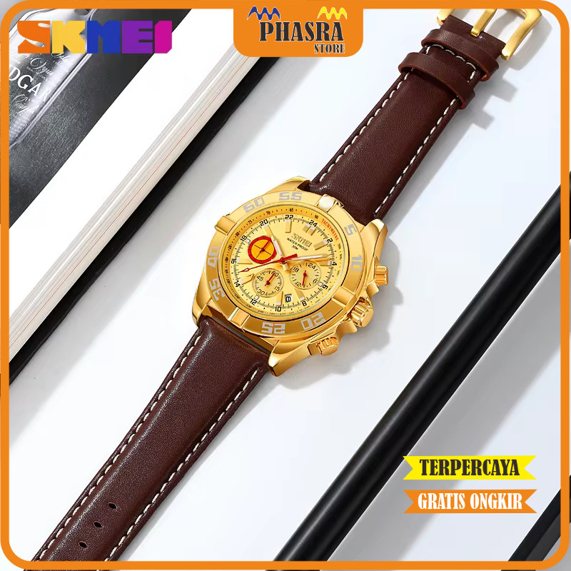 SKMEI Jam Tangan Analog Pria Elegant - 9322 -PHASRA-