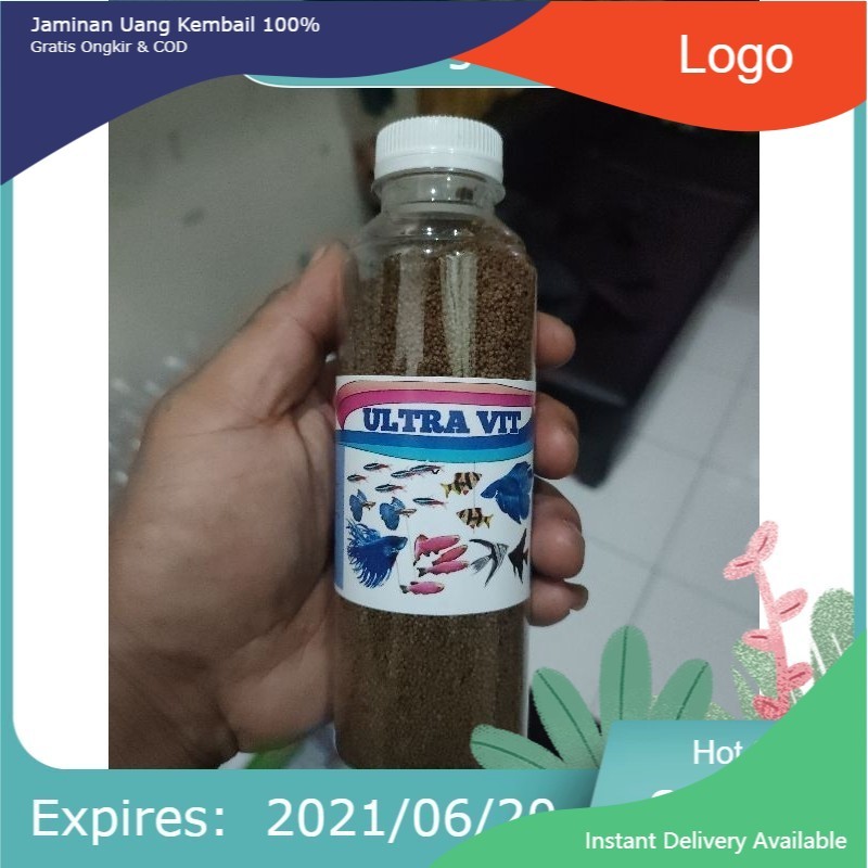 UltraVit Besar Makanan Semua Jenis Ikan Hias Air Tawar Aquarium Aquascape