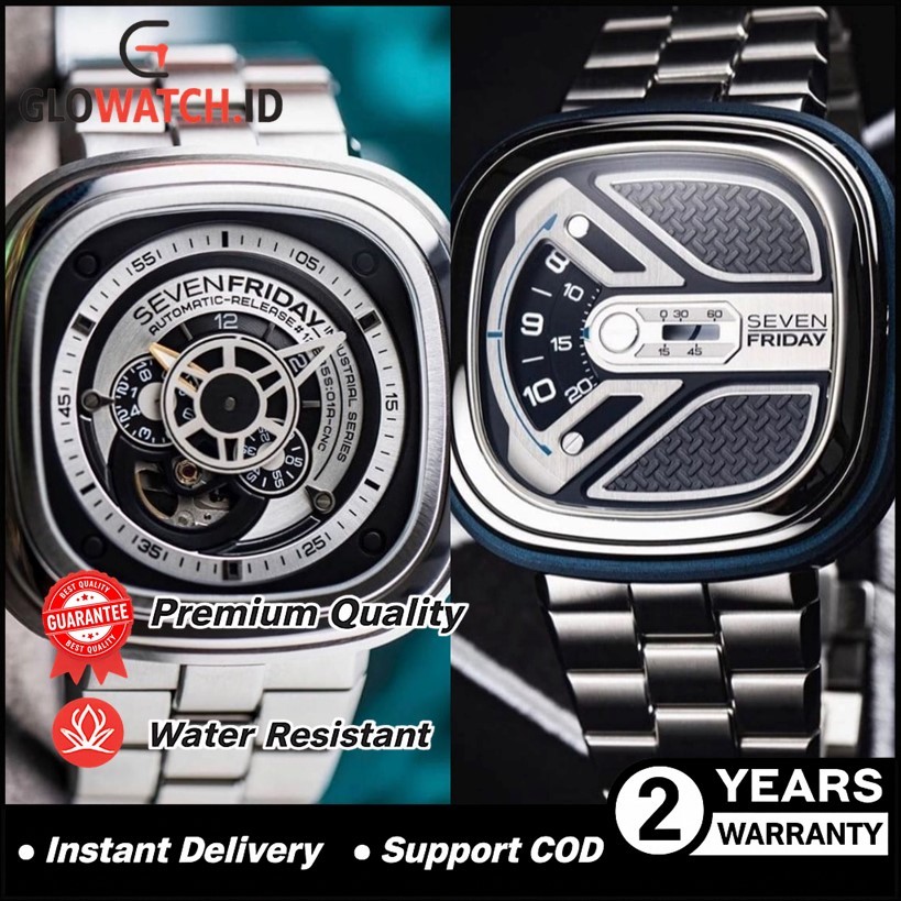 [Promo] Jam Tangan Pria Seven Friday / SF M1B/01 - M1B/01M , S1/01 - S1/01M , P1B/01 - P1B/01M Autom