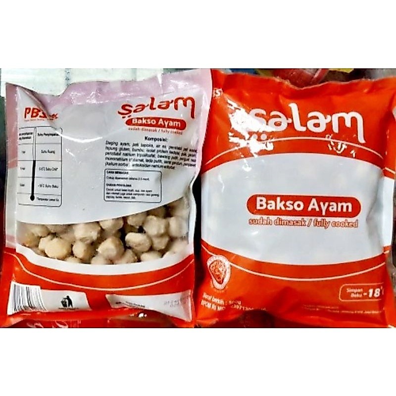 Salam Bakso Ayam 500gr/Salam Bakso Kerikil 500gr/Salam Bakso Sapi 500gr