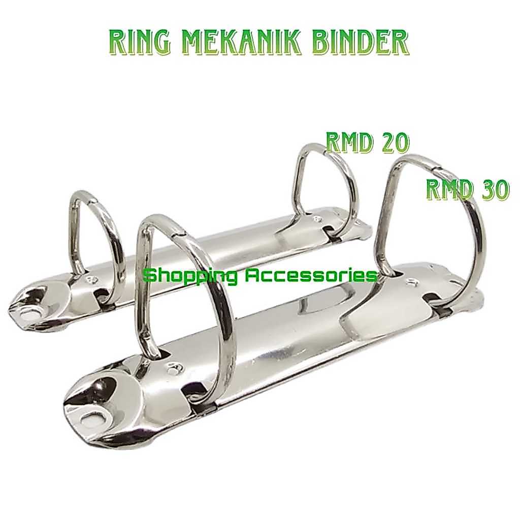 Ring Mekanik D Ring Binder Agenda 2 Lubang Berbagai ukuran