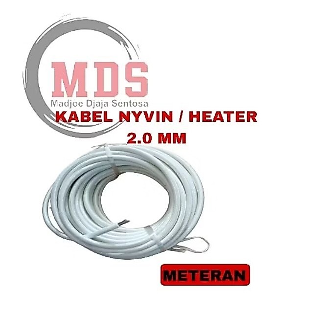 kabel nyvin 2mm / kabel tahan panas 2mm / kabel nyvin 2mm / kabel heater 2mm / meteran