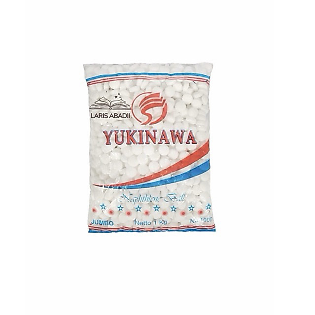 Kapur Barus 1 Kg Putih Yukinawa / Seagull Napthalene Ball Kapur Barus Kiloan