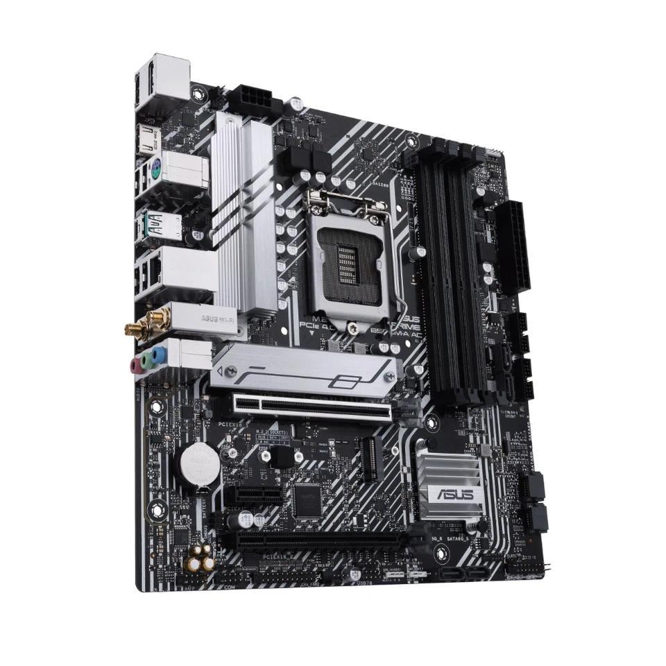 ASUS PRIME B560M-A AC Motherboard Intel B560 LGA 1200 DDR4 128GB support Core i3-10100 i5-11400 i7-1