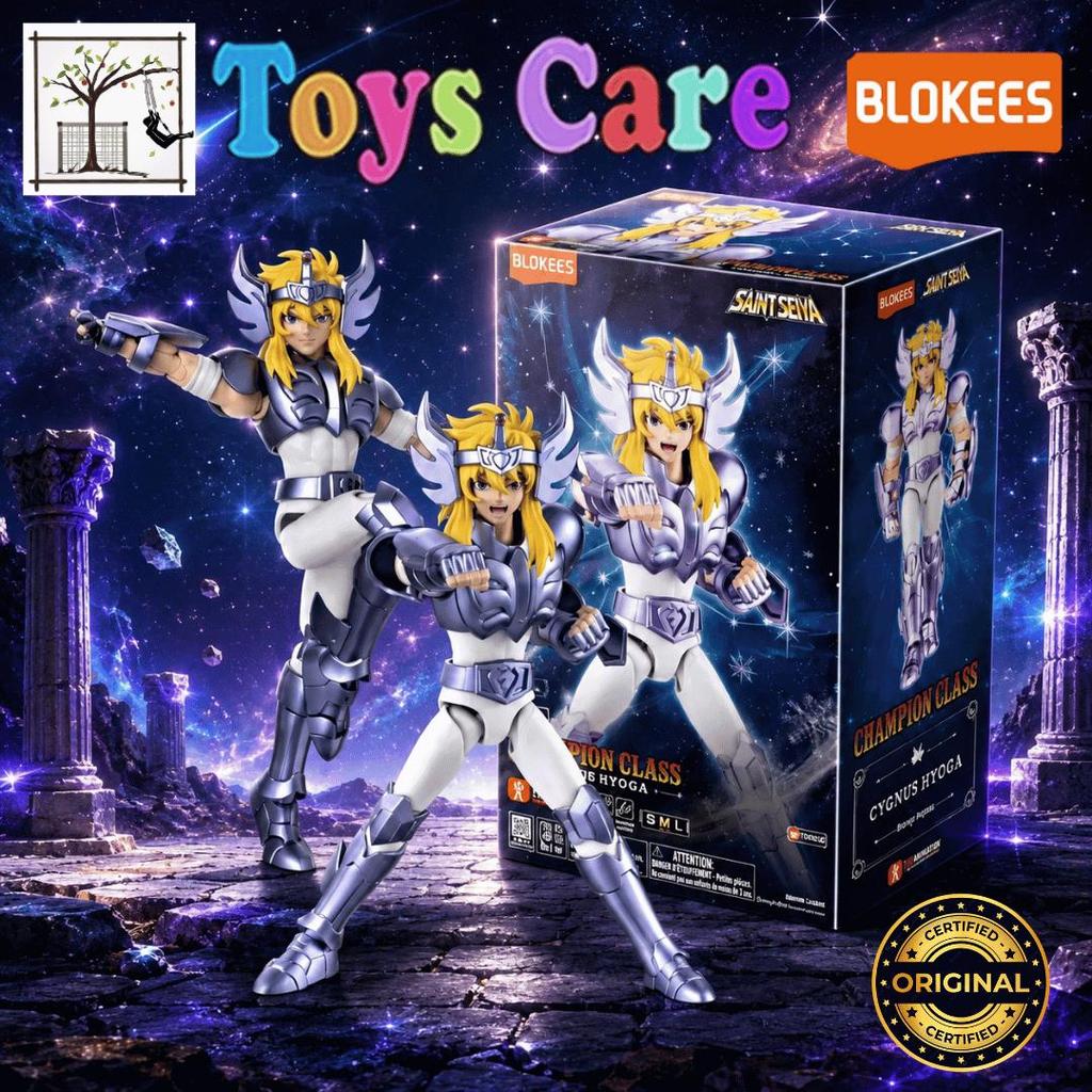 Blokees Saint Seiya Champion Class Cygnus Hyoga  Model Kit Biru Galaxy