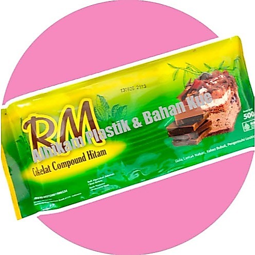 COLKLAT RM DARK COMPOUND 500GR - PARROT RM DARK COMPOUND CHOCOLATE 500GR