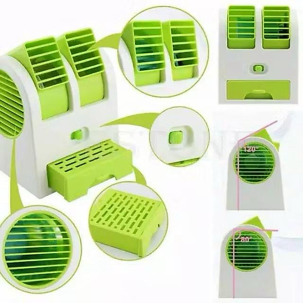 AC Duduk Mini AC Mini Portable 2 Head