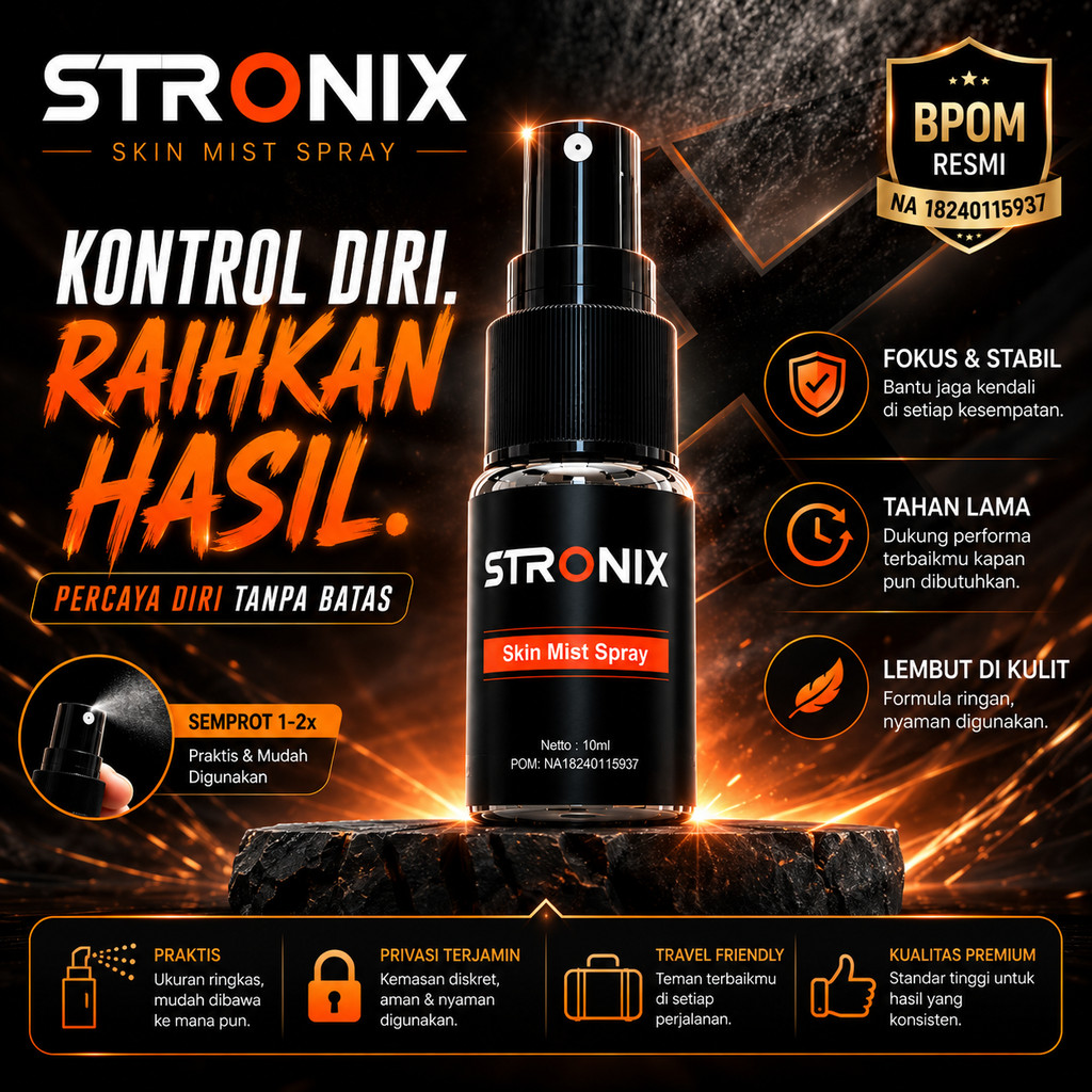 STR Men Care Spray Khusus Lelaki - Perawatan Stamina & Kesegaran Hubungan Pasangan