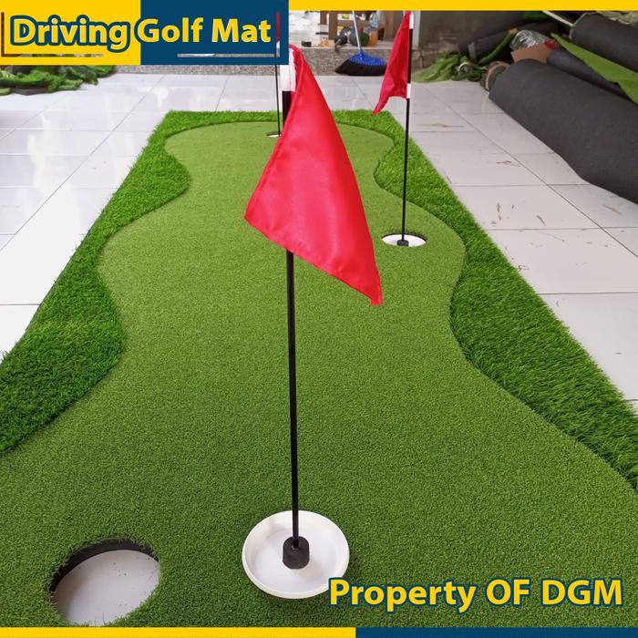 Hole Golf Mini Golf - Tiang Golf + Bendera - Cup Golf