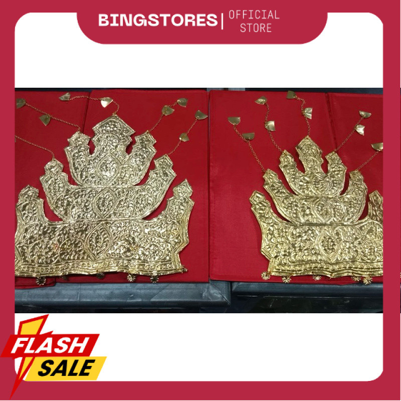 Mahkota Bulang Anak Adat Mandailing / Aksesoris Kepala Adat Batak Mandailing RI