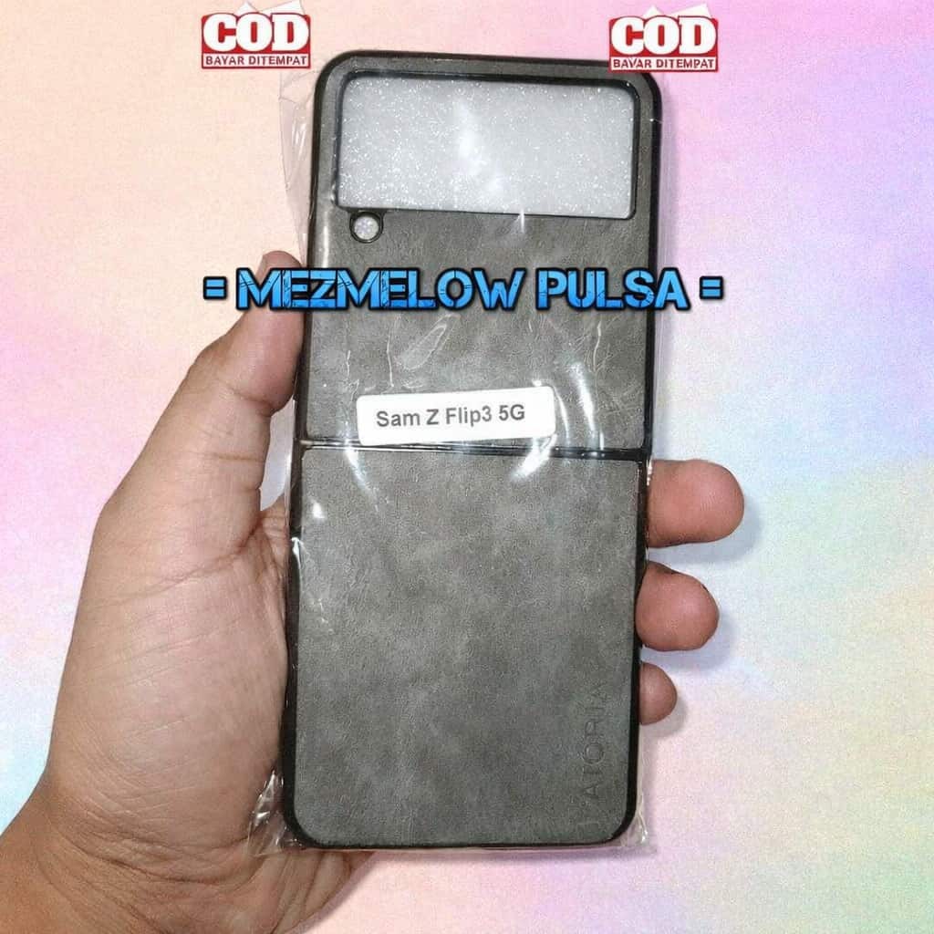 Caseng Contrast Color Leather Texture Phone Caseng SAMSUNG Z FOLD 3 / SAMSUNG Z FLIP 3 5G
