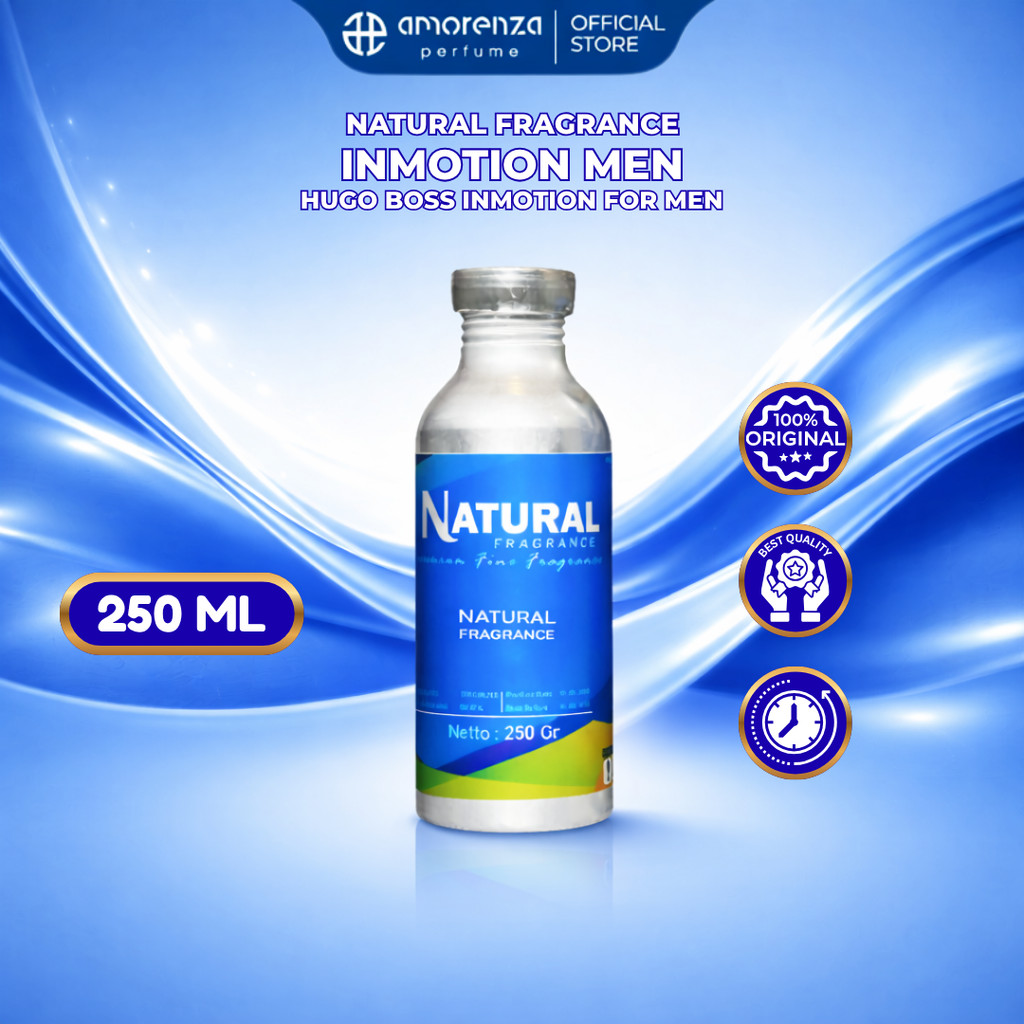 BIBIT PARFUM MURNI HB B0SS INMOTION FOR MEN NATURAL FRAGRANCE 100 ML - 250 ML SEGEL PABRIK ORIGINAL