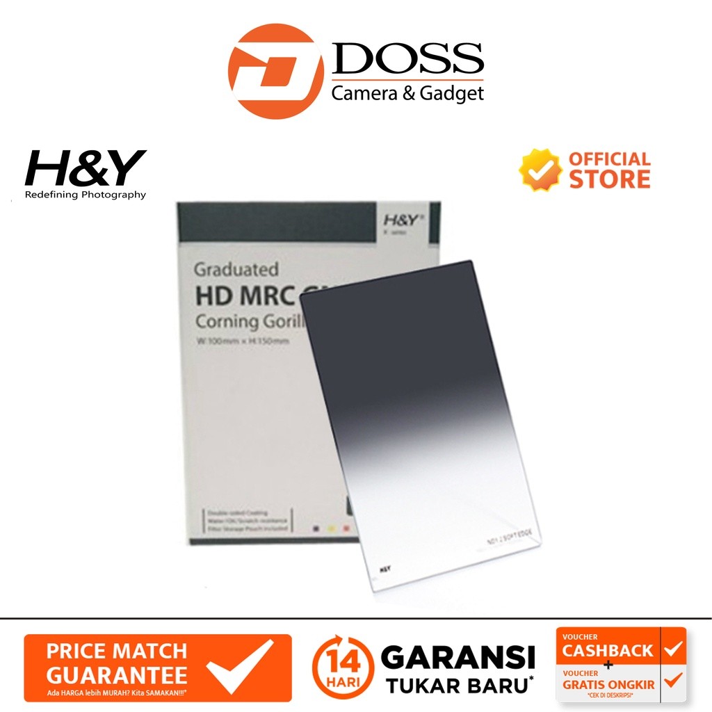 H&Y K-Series Reverse GND 0.6 with Frame Filter Kamera 100x150mm