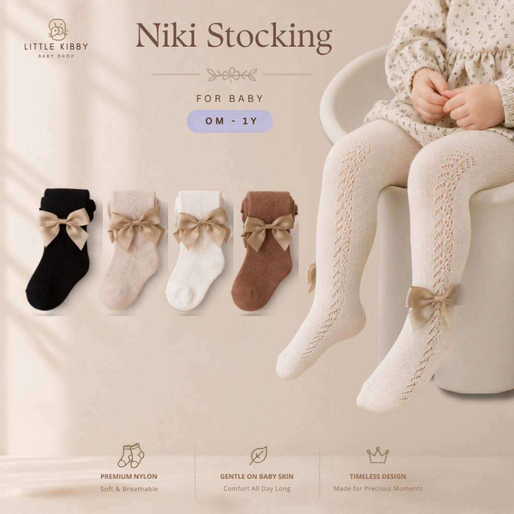 FICIEKUNZEX LITTLE KIBBY | NIKI STOCKING | STOCKING BAYI | LEGGING BAYI | STOCKING ANAK | STOCKING B