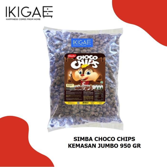 SIMBA CHOCO CHIPS / STRAWBERRY CHIPS 1 KG / 950 GR - Cokelat