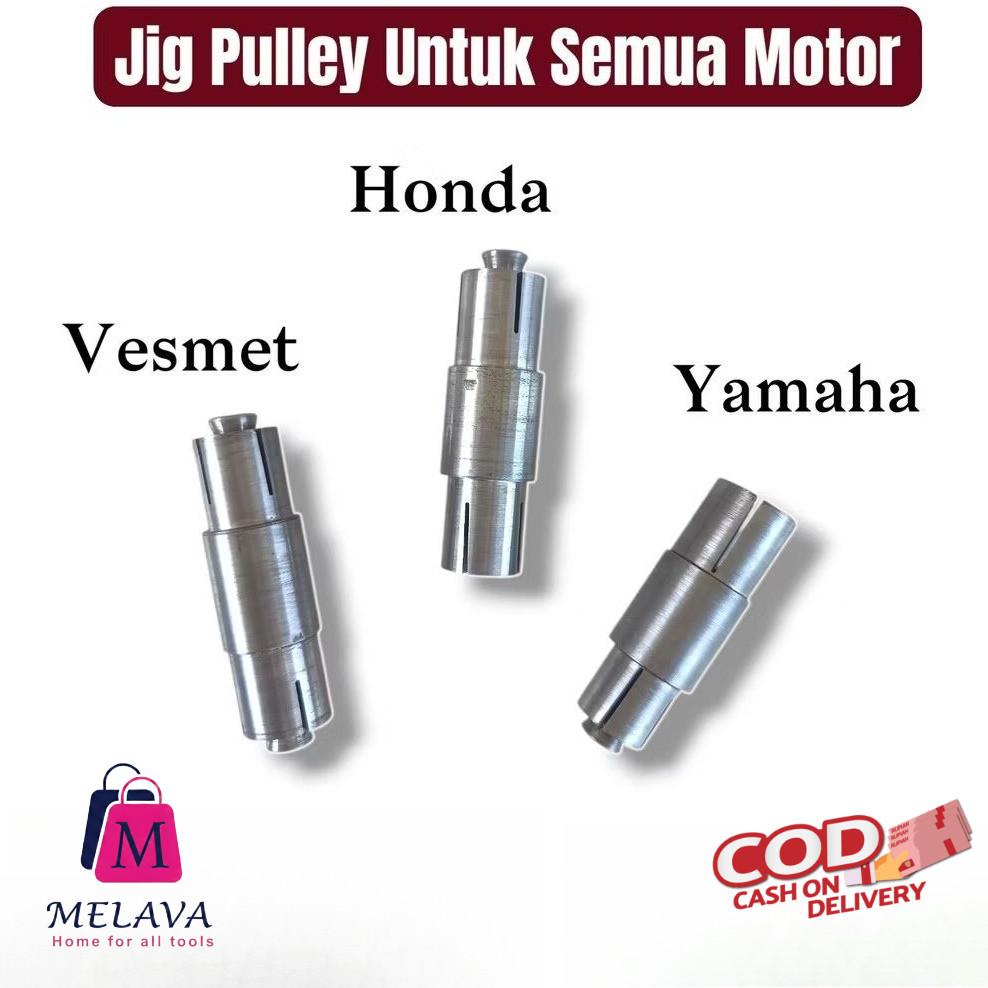 Jig Bubut Pulley Motor Matic Presisi | Alat Bantu Mesin Bubut untuk Semua Matic