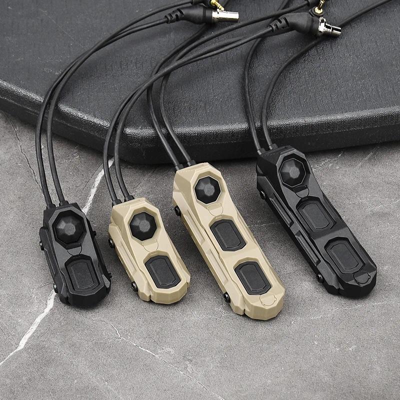 WADSN Tactical UN AXON Remote Wire Control Dual Function Pressure Swit Flashlight PEQ NGAL Laser But