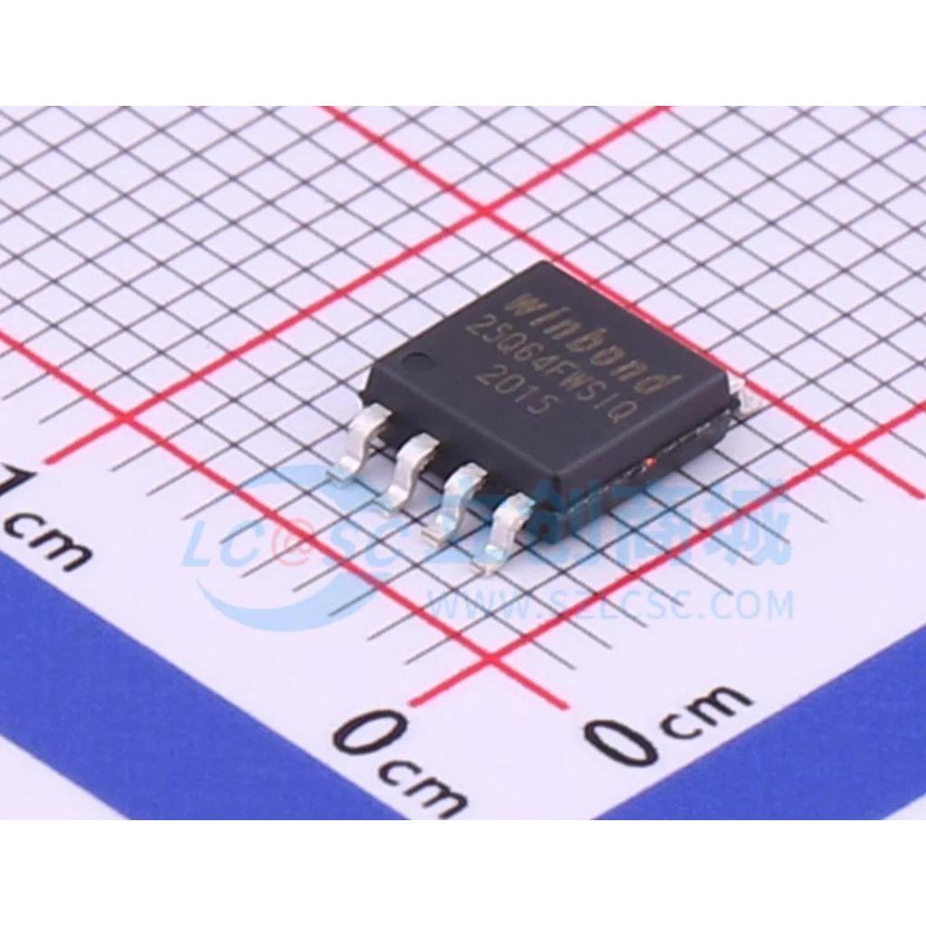 25 buah chip memori NOR FLASH W25Q64FWSSIQ SOIC-8 baru dan asli