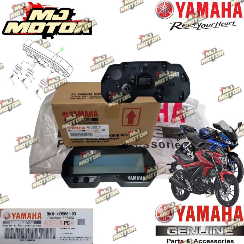 SPEEDOMETER ASSY YAMAHA R15 V3 VVA VIXION R ORIGINAL YAMAHA BK6-H3500-00