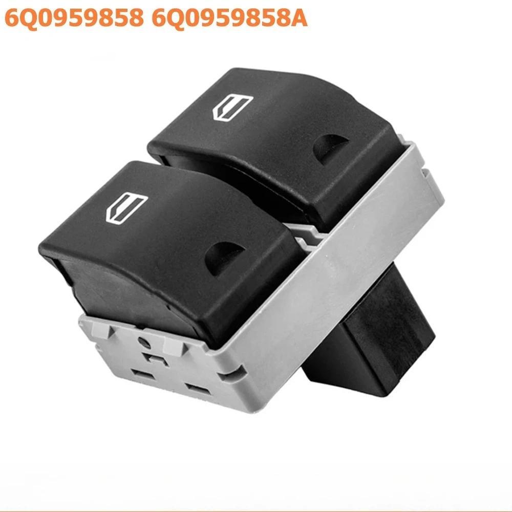 6Q0959858 6Q0959858A Saklar Kontrol Jendela Elektrik Mobil Untuk VW Polo 9N Seat Ibiza Cordoba 2002-