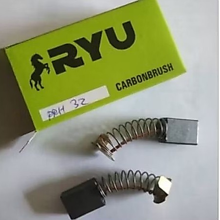 CARBON BRUSH RYU RRH32 ARANG SPULL KULL MESIN JACK HAMMER RYU RRH32